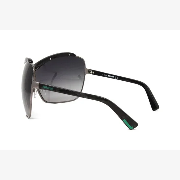 Just Cavalli Women\'s Sunglasses Shield Frame JC504S 05B Gunmetal/Black NWT Glamadise - Italian fashion paradise - Women main image 4
